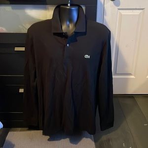 Lacoste classic fit long sleeve shirt
